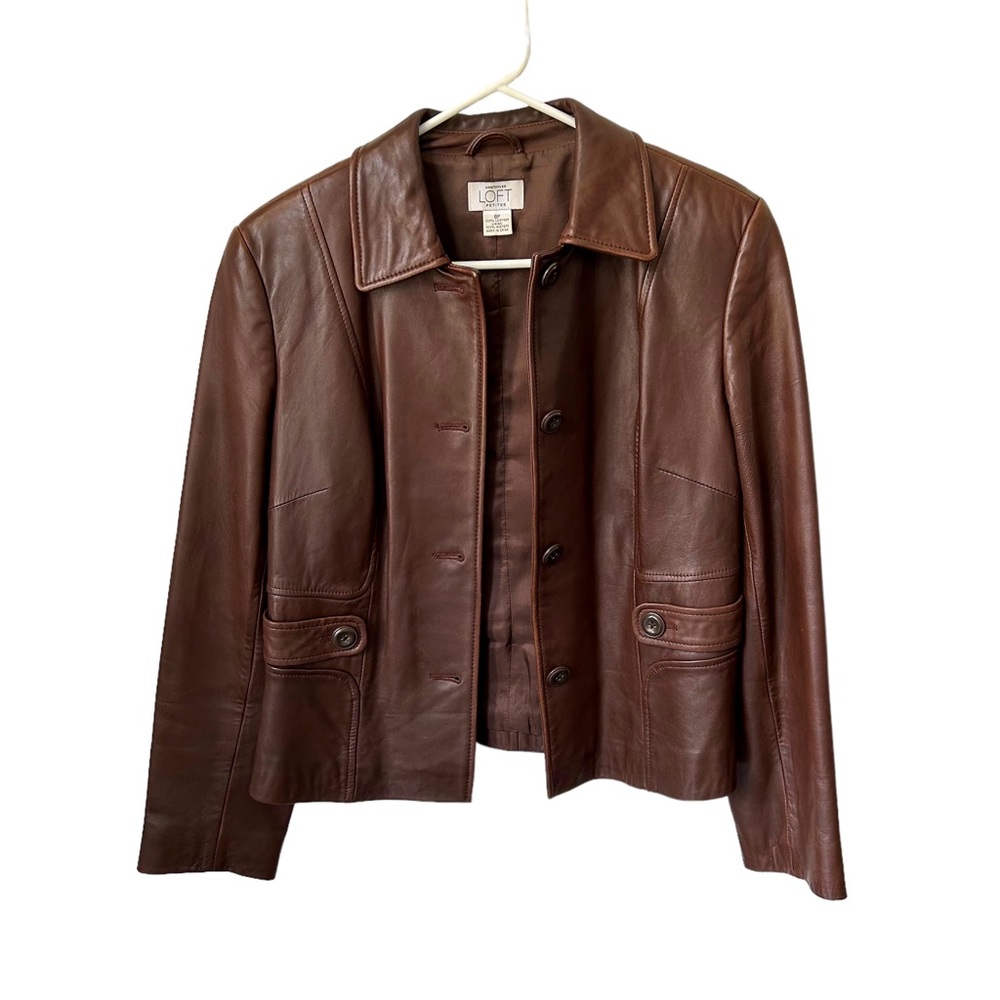 Vintage Leather Jacket Size 8P